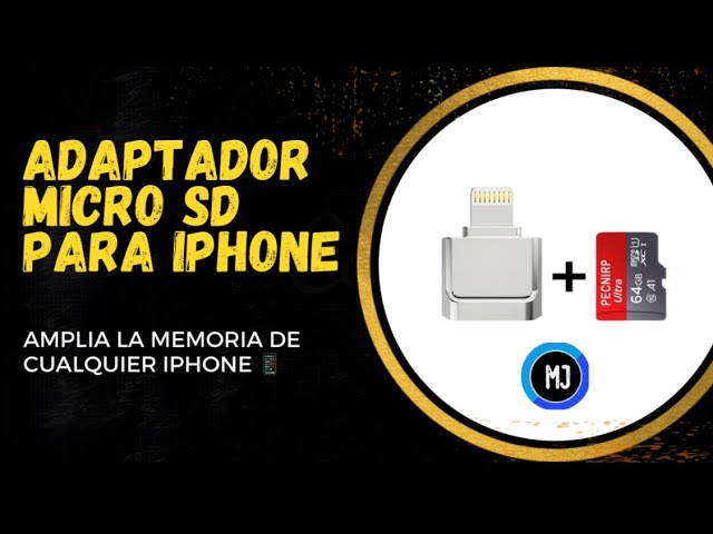 [Apple MFi Certificado] Lector de Tarjetas SD para iPhone, iPad, Lector de  Tarjetas Micro SD, Adaptador de Tarjeta de Memoria para fotografía,Card