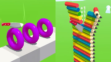 Slice it All! 🔥❤️‍🔥👩‍❤️‍💋‍👩 Very Satisfying And Relaxing ASMR Slicing Game