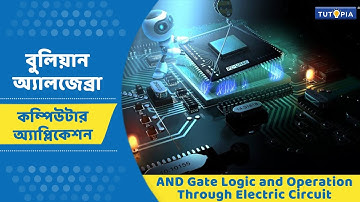 বুলিয়ান অ্যালজেব্রা-AND Gate Logic and Operation Through ElectricCircuit-ComputerApplication-Class11