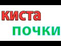 Киста почки. Как вылечить кисту почки.Пиелонефрит#малиновский