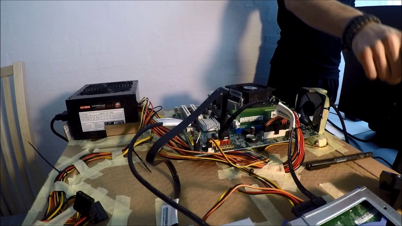 Lucy The Homemade Cardboard Pc Testbench Youtube