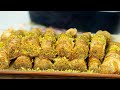 Pistachio Baklava Rolls: Greek Saragli