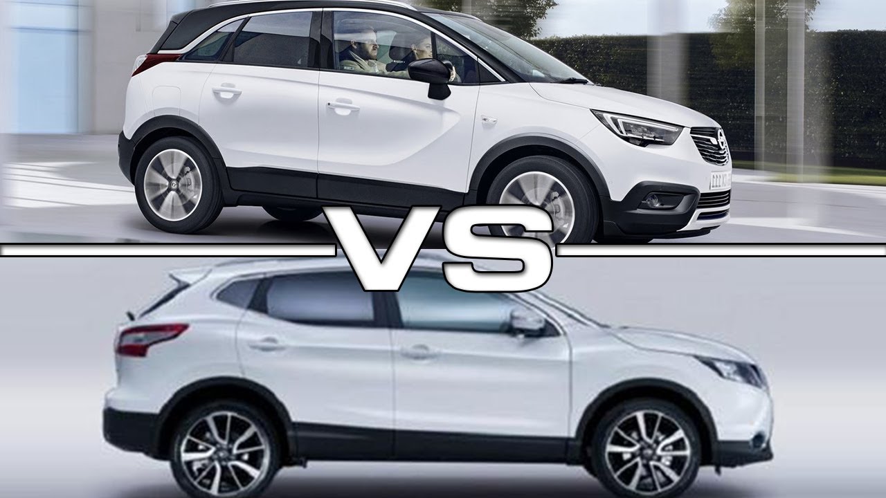 2017 Opel Crossland X vs 2017 Nissan Qashqai YouTube