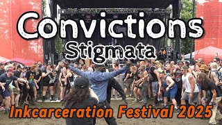 Convictions  Stigmata   Song  Inkcarceration Festival 25  Mosh Pit  Crowd Surfing  72025