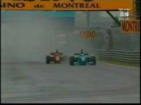 Jos Verstappen in the F1 GP of Canada in 2000