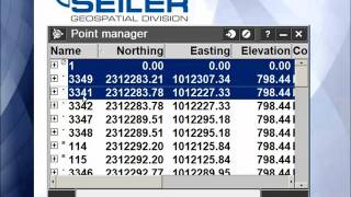 Trimble Access- General Survey- Point Manager- Filter and Editing video 3 of 3