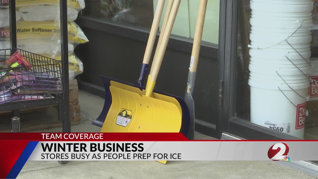 Local businesses, drivers prepare for icy conditions on the road - YouTube