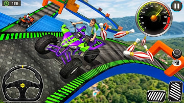 ATV Quad Bike Stunt Racing Simulator - Quad Bike Ramp Stunts - Android GamePlay