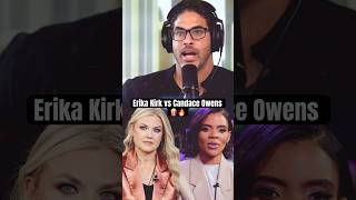 Erika Kirk and Candace Owens meeting 🍿 #erikakirk #candaceowens #charliekirk #brandonmason