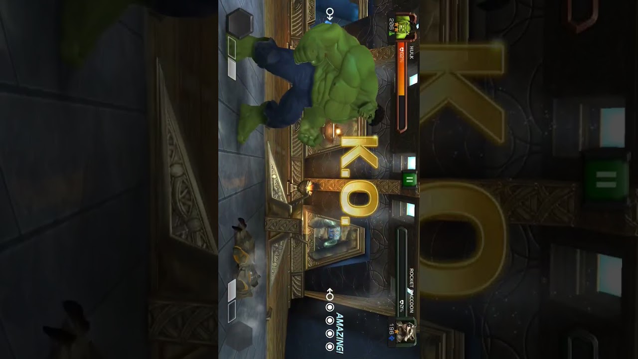 Hulk and Gamora fighting with each other saving universe