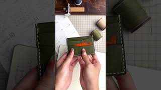 Green Pueblo Leather Card Holder - Stupid Alligator | Wild & King