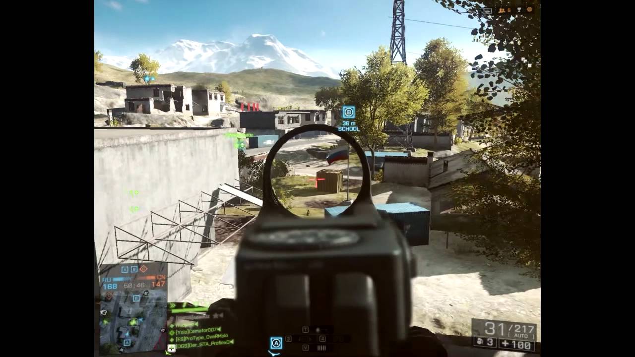 Battlefield 4 Random Round Ep.4: Domination on Golmud Railway (32-14) [RU]