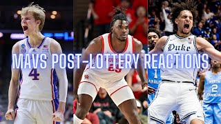 Dallas Mavericks Post-NBA Lottery Reactions: Mock Draft Round-Up \& Trade Scenarios