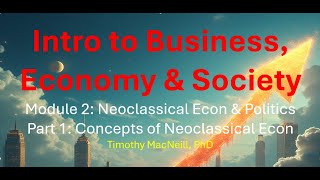 Business, Economy & Society - Module 2 "Neoclassical Politics" Part 1 "Concepts"