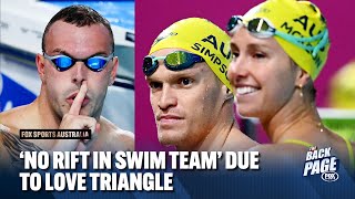 'No rift in swim team' - but Chalmers understandably upset by 'love triangle' | The Back Page | FSA Details