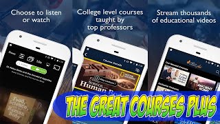 How To Use THE GREAT COURSES PLUS - Online Learning Videos App On Your Android Devices EASY GUIDE screenshot 1