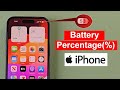 How to Enable Battery Percentage on iPhone