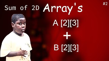 Mastering 2D Array Operations in C: Summing and Formatting | lecturer 2