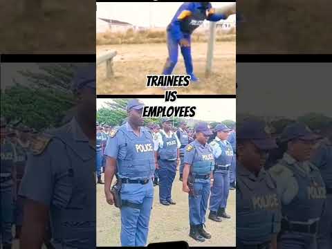 South African Trainees Vs When Employed? #shorts #SA Society #saps #police