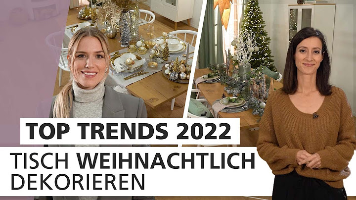 Tischlein deck dich - Weihnachten 2022 | Top Trends | INTERIYEAH! Einrichten mit SEGMÜLLER