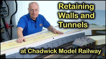 RETAINING WALLS & TUNNELS at Chadwick Model Railway | 206.