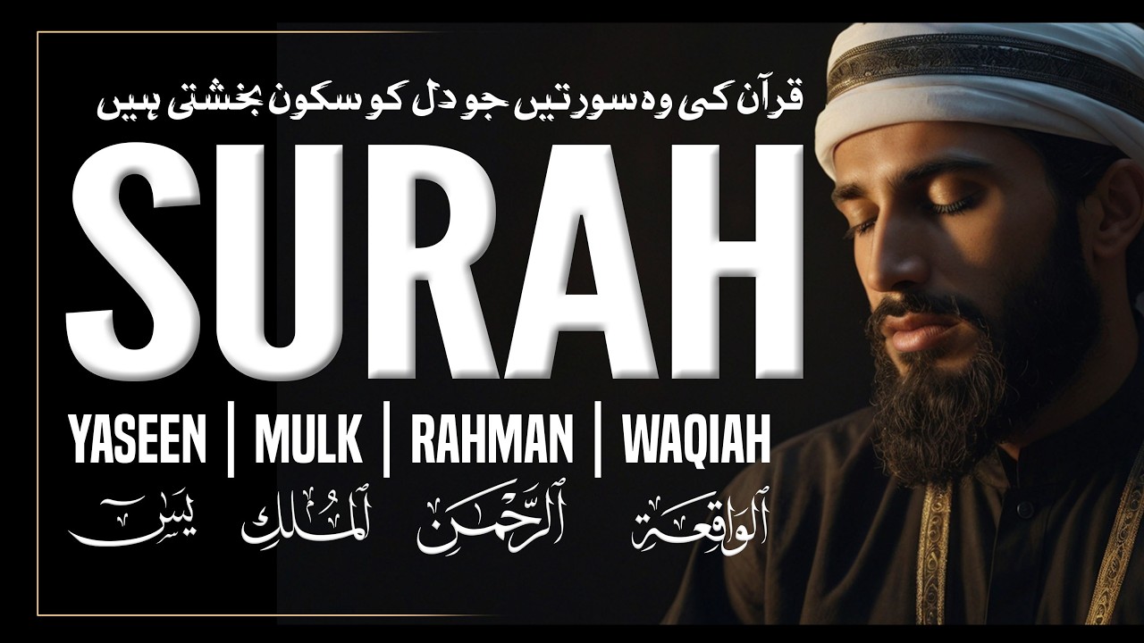 Beautiful Quran Before Sleep | Al-Fatiha, Ayatul Kursi, Surah Ar-Rahman, Al-Mulk, Yasin PART 17