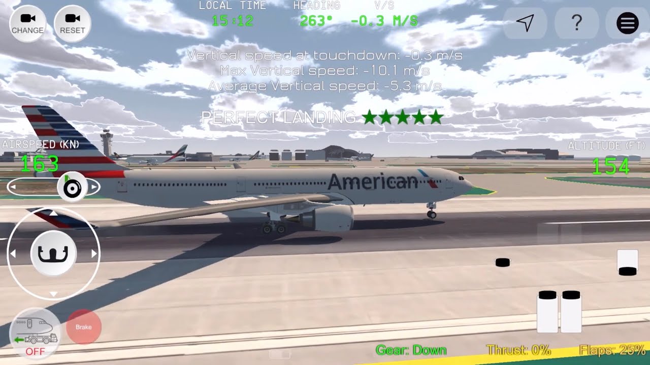 RC FS Advanced Real Flight Simulator New Full GamePlay A330 AMERICAN by ...