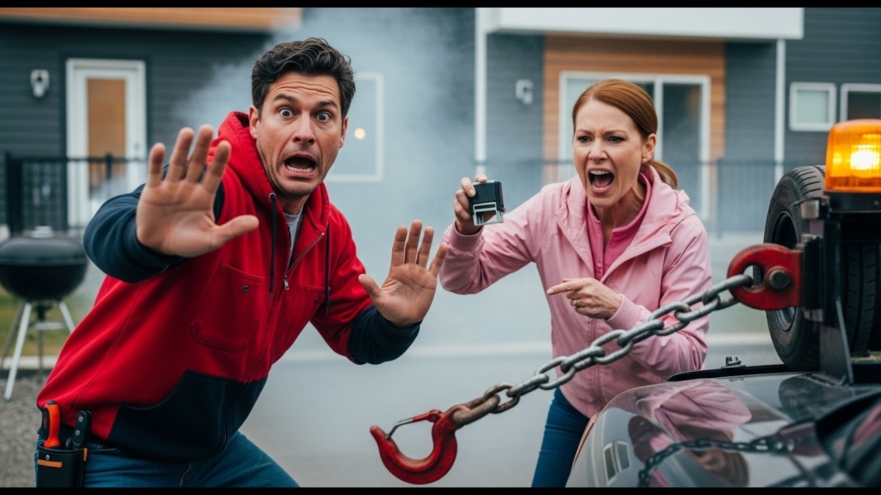 The Tow Hook Chain Tightened While I Showed Proof My Car Was Legal