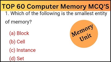TOP 60 Computer Memory MCQS  | Computer Memory Units (RAM,ROM & Cache Memory) | JKSSB,SSC Exams