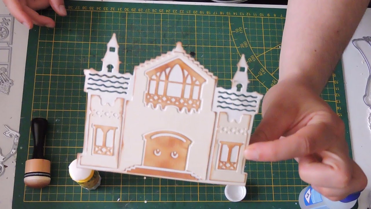 Tuto carte mariage ( défi Inlovearts shop)