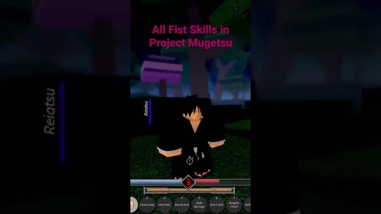 All Fist Skills in Project Mugetsu #roadto10k #roblox