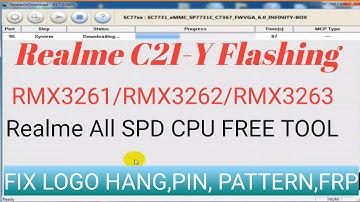 Realme C21Y RMX3261.RMX3262,RMX3263 Flashing Guid  With Free Tool fix Logo Hang, Pin, Pattern,Frp
