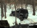 Jeep Wranglers Off Road in Snow Virginia