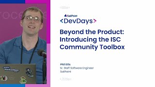 Beyond the product: introducing the ISC Community Toolbox