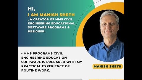 Calculation of short term deflection and crack width, manually and using software