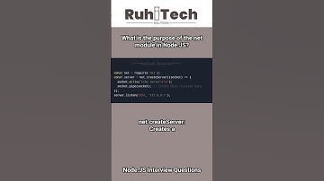 Node JS  net Module in Node.js #nodejsinterviewquestions #nodejstutorial #nodejs #job #