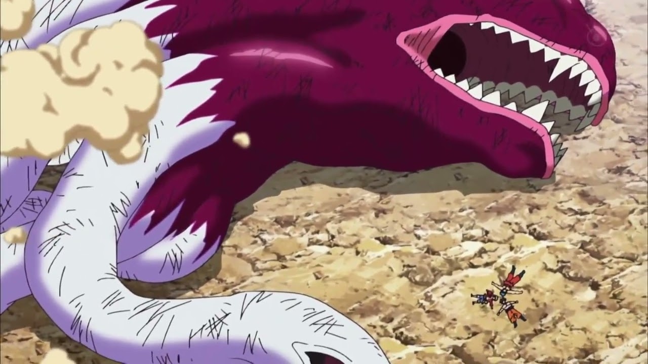 Alliance Ultime : Goku, Luffy et Toriko vs Monstre Sanguinaire | Crossover Explosif