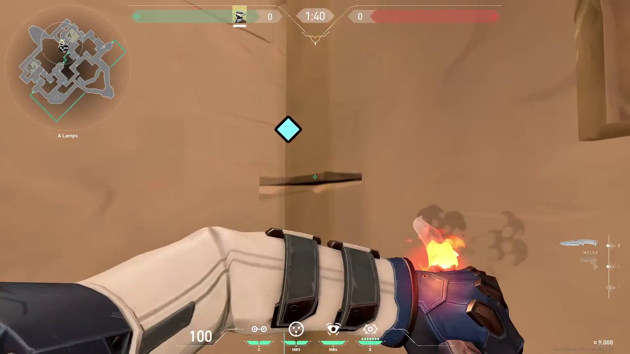 Cypher Way on Lamps/U-hall (Steel's 1 way smoke on Bind)