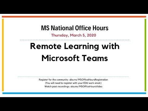 Microsoft shares guide for using Microsoft Teams to implement Remote ...