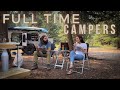 Full Time Camping Couple in Wyoming | Teton National Forest