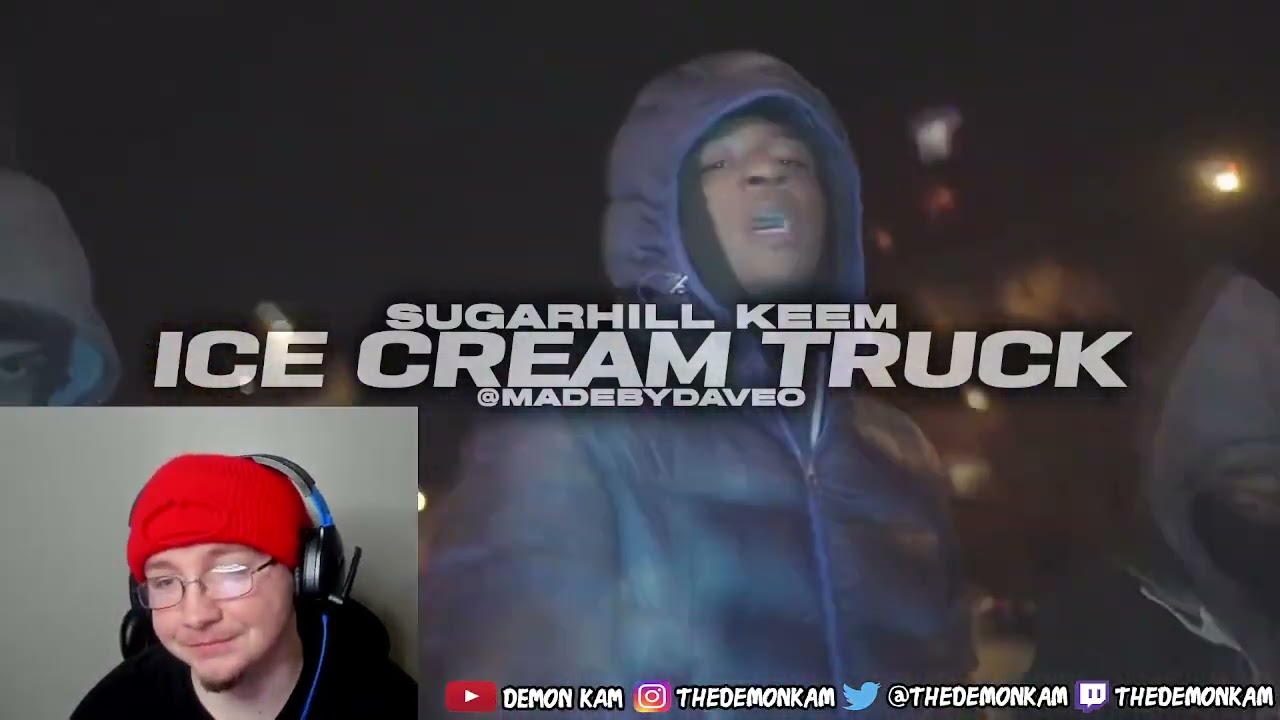Demon Kam Reacts to SugarHill Keem Ice Cream Truck (Unreleased) YouTube