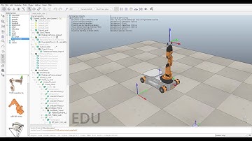 CoppeliaSim Edu   Scene6 youBot State function test video
