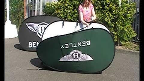 Pop Up Banners - Oval - from Flagmakers