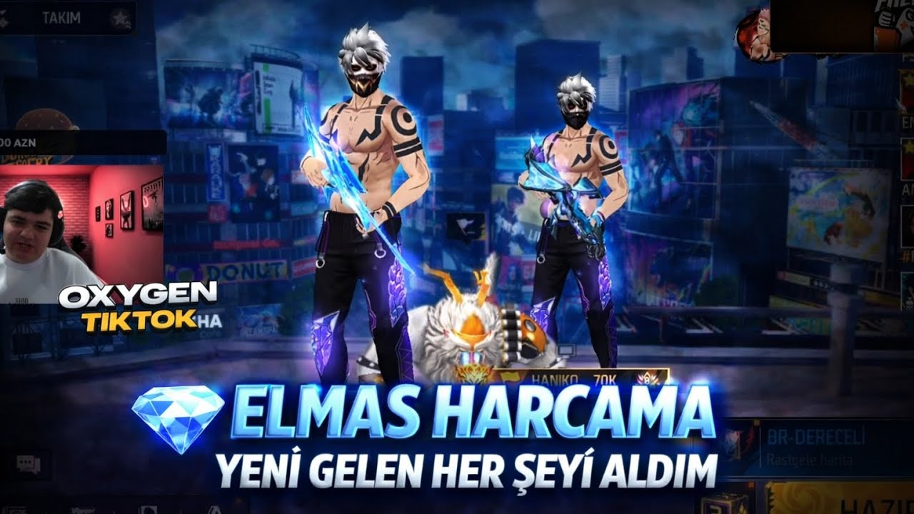 YENİ GELEN HER ŞEYİ ALDIM⛳️ 6000 ELMAS GİTTİ 😀