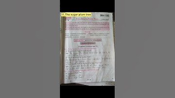 STD.3rd // English lesson no.11.The sugar plum tree //Question/Answer.