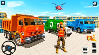 City Garbage Truck Driving Simulator 3D - Dump Truck - Android Gameplay screenshot 4