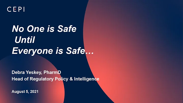 Alumni Insights:  No One is Safe Until We are All ...
