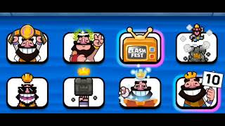 All king Emote 🤴 in clash royal