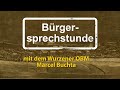 37. Online-Bürgersprechstunde Wurzen mit OBM Marcel Buchta (16.03.23)