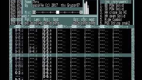 Thru (PSG song for MSX)